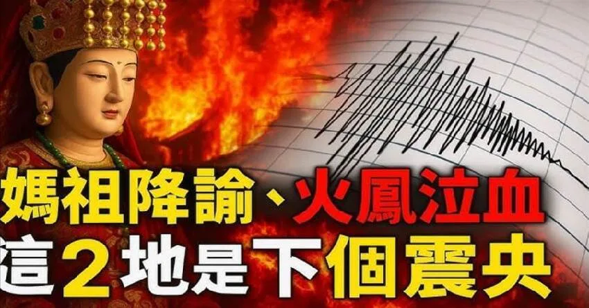大甲鎮瀾宮天公爐突三度自響！媽祖抽出黑籤 預言這2地恐成下個震央 第 1 張